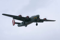 N224J @ GKY - Collings Foundation B-24J landing at Arlington Municipal - by Zane Adams