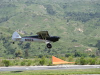 N18ZQ @ SZP - 2009 CubCrafters CC-11-160 CARBON CUB SS, CubCrafters CC 340 80 Hp continuous, 180 Hp for up to 5 minutes, tundra tires, performance paint scheme, Micro vortex generators. Really, truly very slow landing demo Rwy 22 (Vso is 32 mph). S-LSA Certification. - by Doug Robertson