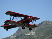 N59031 @ SZP - 1941 Boeing Stearman A75N1, Continental W670 220 Hp, takeoff climb Rwy 22 - by Doug Robertson