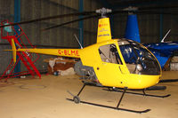 G-BLME @ EGLD - 1980 Robinson Helicopter Co Inc ROBINSON R22, c/n: 0032 at Denham - by Terry Fletcher