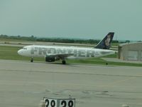 N919FR @ MCI - A Whole Different Animal taxiing to their Terminal from 19R - by Helicopterfriend