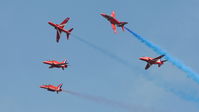 XX308 @ EGBP - XX308 with the Red Arrows at The Cotswold Air Show June 2010 - by Eric.Fishwick