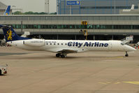 SE-RAE @ EGCC - City Airlines EMB145 at Manchester - by Terry Fletcher