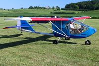 N103HK @ 2D7 - Arriving at the Father's Day breakfast fly-in, Beach City, Ohio. - by Bob Simmermon