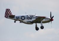 N251MX @ YIP - P-51C Betty Jane - by Florida Metal
