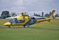 G-RSCU @ EGBK - AGUSTA SPA 
Type: AGUSTA A109E 
Serial No.: 11777 
Air Ambulance for Warwickshire and Northamptonshire  at 2010 Sywell Airshow - by Terry Fletcher