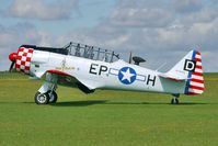 G-ELMH @ EGBK - 1942 North American Aviation Inc AT-6D HARVARD III, c/n: 88-16336 at 2010 Sywell Show - by Terry Fletcher
