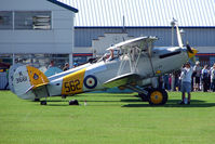 G-BURZ @ EGBK - 1934 Hawker Aircraft Ltd HAWKER NIMROD MKII, c/n: 41H-59890 at 2010 Sywell Airshow - by Terry Fletcher