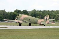 N2805J @ YIP - C-47 - by Florida Metal
