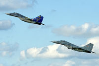 11 @ LHKE - Hungary-Air Force Mikoyan-Gurevich MiG-29A + MiG29B - by Janos Palvoelgyi