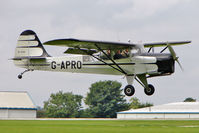 G-APRO @ EGBK - 1946 Auster Aircraft Ltd AUSTER 6A, c/n: WJ370 at 2010 LAA National Rally - by Terry Fletcher