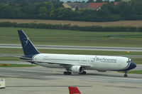 EI-CZH @ LOWW - Blue Panorama Boeing 767 - by Thomas Ranner