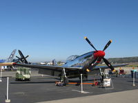 N4132A @ CMA - 1944 North American/Aero Classics P-51D MUSTANG 'Pecos Bill', Packard ROLLS-ROYCE V-1650-7 Merlin 1,695 Hp, Limited class - by Doug Robertson