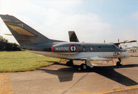 133 @ EGVA - Falcon 10MER, callsign French Navy 55C4 of 57S on display at the 1997 Intnl Air Tattoo at RAF Fairford. - by Peter Nicholson