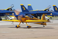 N580GP @ NTU - Matt Chapman taxiing past the crowd after an excellent aerobatic performance. - by Dean Heald