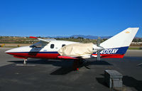 N400AV @ KCMA - 1984 Avtek 400 prototype on the ramp with paper bags over engines? - by Steve Nation