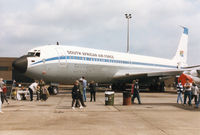 AF-615 @ MHZ - Boeing 707-328C of 60 Squadron South African Air Force on display at the 1996 RAF Mildenhall Air Fete. - by Peter Nicholson
