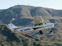 N739MB @ SZP - 1978 Cessna 172N SKYHAWK II, Lycoming O-320-H2AD 160 Hp, takeoff climb Rwy 22 - by Doug Robertson