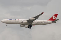 TC-JDM @ WSSS - Turkish Airbus 340-300 - by Dietmar Schreiber - VAP