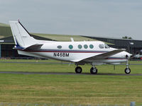 N46BM @ EGHH - Taxiing in at BOH - by Manxman