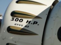 N369AS @ CCB - Parked at Foothill Sales & Service and advertising engine information - by Helicopterfriend
