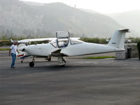N2MU @ SZP - 2002 Garrison MELMOTH 2, Continental TSIO-360 turbo-supercharged 220 Hp, with designer. Superb one-off design and construction. Thank you, Peter! - by Doug Robertson