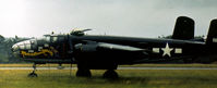 N9115Z @ EGLK - TB-25N Mitchell marked as 151645 Marvellous Miriam for the film Hanover Street as seen at Blackbushe in the Summer of 1978. - by Peter Nicholson