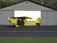 N37BY @ SZP - 2004 American Champion 8KCAB SUPER DECATHLON, Lycoming AEIO-360 180 Hp, holding short 04 - by Doug Robertson