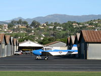 N8667H @ SZP - 1947 North American NAVION, Continental IO-520 285 Hp upgrade. taxi - by Doug Robertson