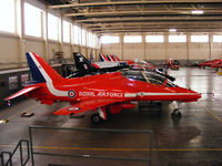 XX294 @ EGXP - inside the RAFAT hangar at RAF Scampton - by Chris Hall