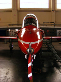 XX294 @ EGXP - inside the RAFAT hangar at RAF Scampton - by Chris Hall