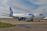 TC-MCF @ EGGW - Boeing 737-400, c/n: 24126 of MNG Cargo at Luton - by Terry Fletcher