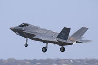 07-0745 @ NFW - F-35A 07-0745 (AF-07) landing at NASJRB Fort Worth - by Zane Adams