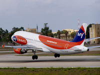G-DHJZ @ LMML - A320 G-DHJZ Mytravel - by raymond