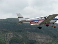 N16497 @ SZP - 1973 Piper PA-28-235 CHEROKEE CHARGER, Lycoming O-540-D4B5 235 Hp, takeoff climb Rwy 22 - by Doug Robertson