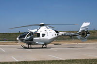 N450MT @ DFW - EC-135 in the Flight Safety parking lot at DFW Airport - by Zane Adams