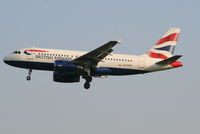 G-EUPB @ EBBR - Flight BA388 is descending to RWY 25L - by Daniel Vanderauwera