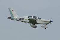 G-SBKR @ EGSH - About to touch down. - by Graham Reeve