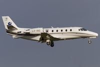 LX-INS @ ELLX - on final RW24 - by Friedrich Becker