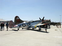 N251MX @ CMA - 1943 North American TP-51C-10 MUSTANG as NL251MX 'Betty Jane', Packard Liberty/RR V-1650-3 1,380 Hp, modified for tandem dual control. Limited class. - by Doug Robertson