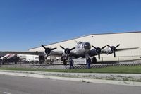 N3713G @ KCNO - Boeing B-17G Flying Fortress under restoration at the Planes of Fame Museum, Chino CA - by Ingo Warnecke