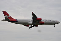 G-VELD @ EGLL - On short finals for r/w 9L - by Robert Kearney