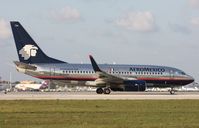 N784XA @ MIA - Aeromexico 737-700 - by Florida Metal