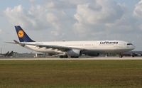 D-AIKH @ MIA - Lufthansa A330 - by Florida Metal