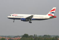 G-EUYJ @ EBBR - Flight BA392 is descending to RWY 25L - by Daniel Vanderauwera