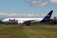N858FD @ KPAE - KPAE/PAE Fed Ex 9077 departing to Memphis on delivery. - by Nick Dean