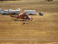 N699RH @ KIZA - Waiting for a fire at Santa Ynez - by Nick Taylor Photography
