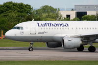 D-AILE @ EGCC - Lufthansa - by Chris Hall