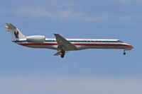 N605KS @ KORD - American Eagle Embraer EMB-145LR. EGF4073 arriving from KRAP, RWY 10 approach KORD. - by Mark Kalfas