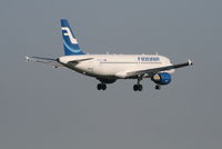 OH-LXK @ EBBR - Flight AY811 is descending to RWY 02 - by Daniel Vanderauwera